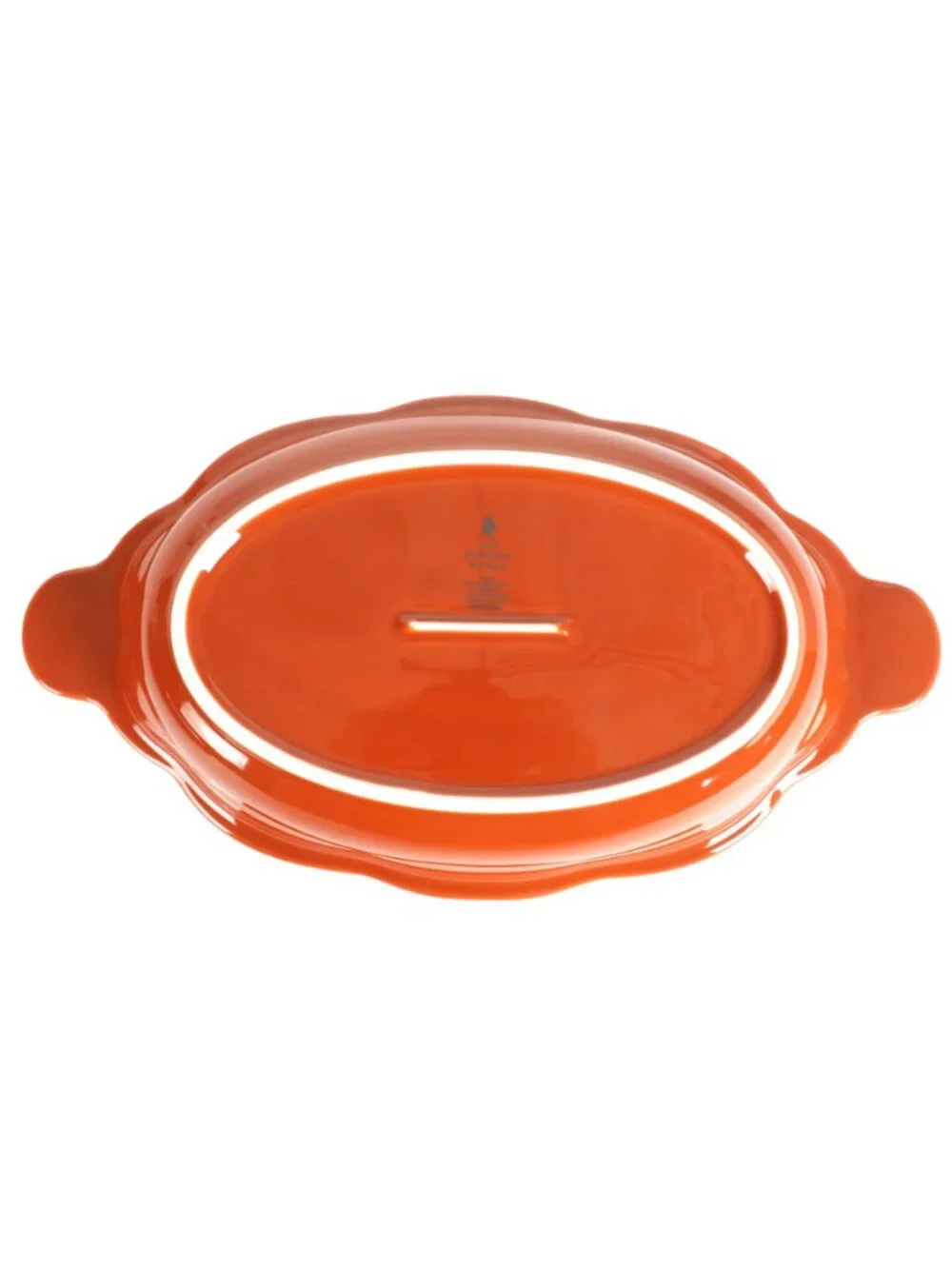 The Pioneer Woman Home Orange 3-Quart Oval Pumpkin Dish Stoneware Baker with Lid